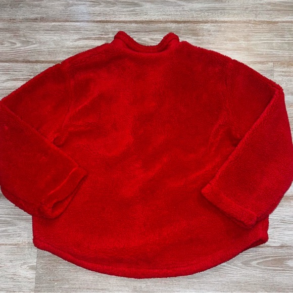 CPFM Red Fleece Jacket with Smiley Patches - Picture 5 of 5